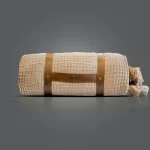 شال تخت بافت 5 تکه پادینا رنگ نسکافه ای