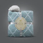 شال مبل لیان رنگ آبی دریایی