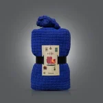 شال مبل پادینا رنگ آبی کاربنی