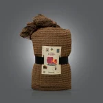 شال مبل پادینا رنگ مشکی دارچینی