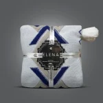 شال مبل پانچ النا رنگ آبی کاربنی