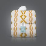 شال مبل تمام پانچ زنجیری زنگ خردلی